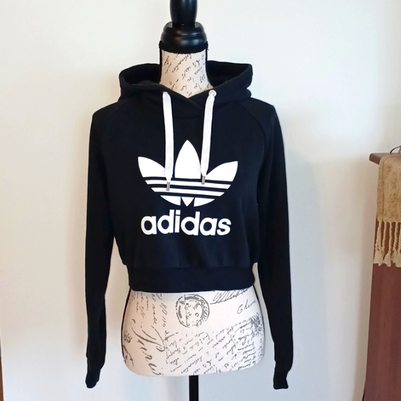 adidas Tops - Adidas Cropped Hoodie